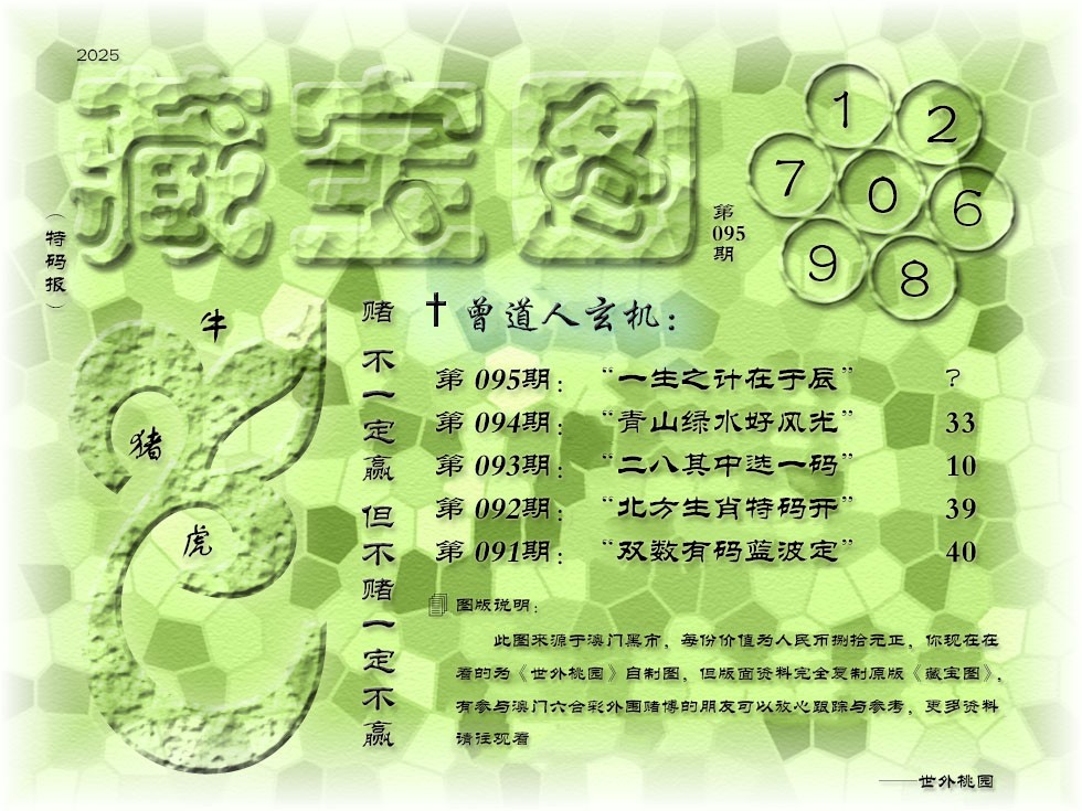 2025095期《藏宝图》
