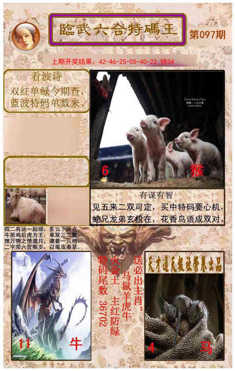 2025097期临武六合特码王