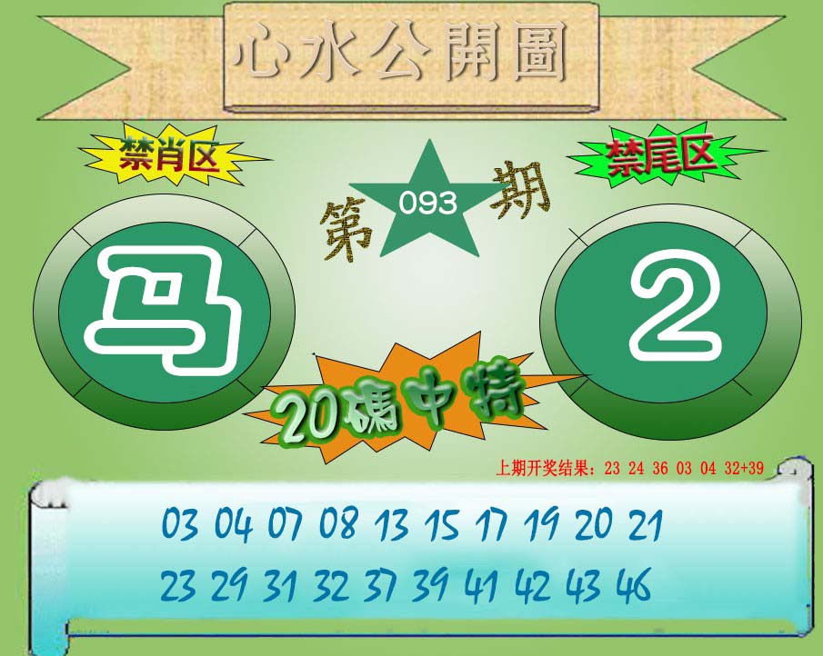 2025093期心水公开图