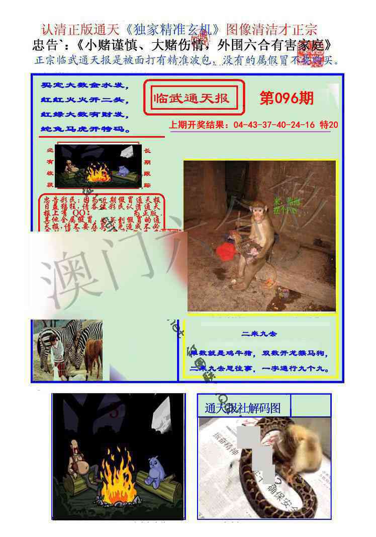 2025096期临武通天报