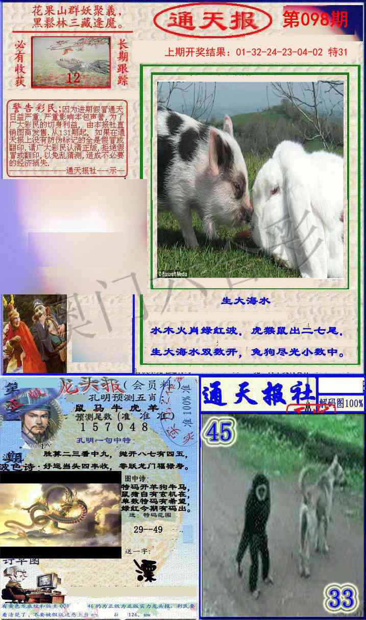 2025098期实力通天报