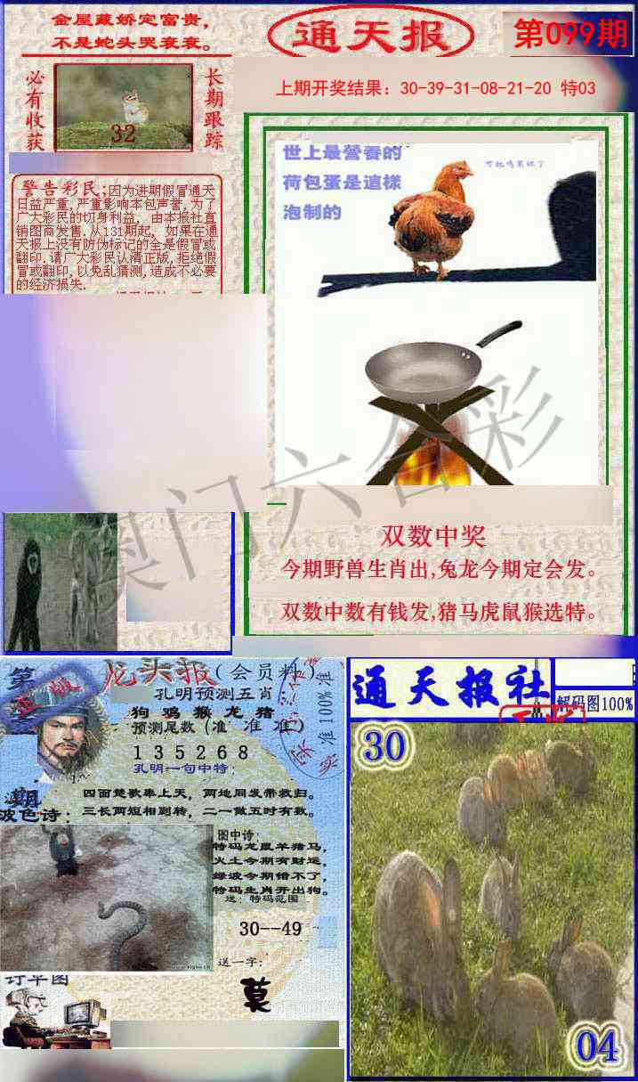 2025099期实力通天报