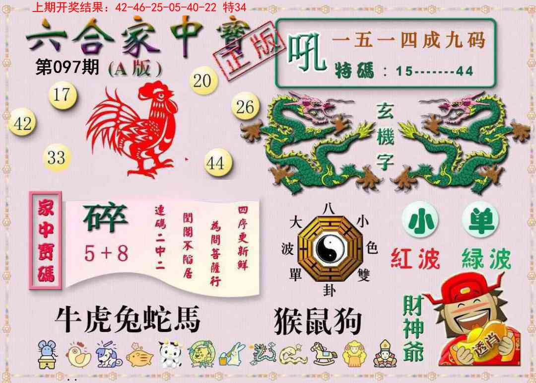 2025097期六合家中宝A