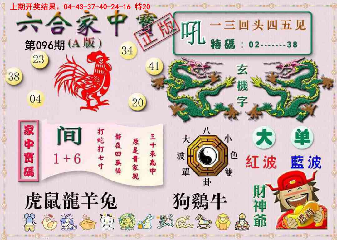 2025096期六合家中宝A