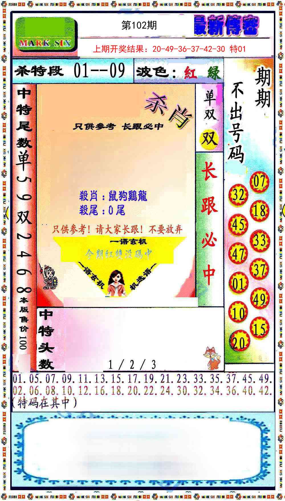 2025102期最新传密绝杀6肖