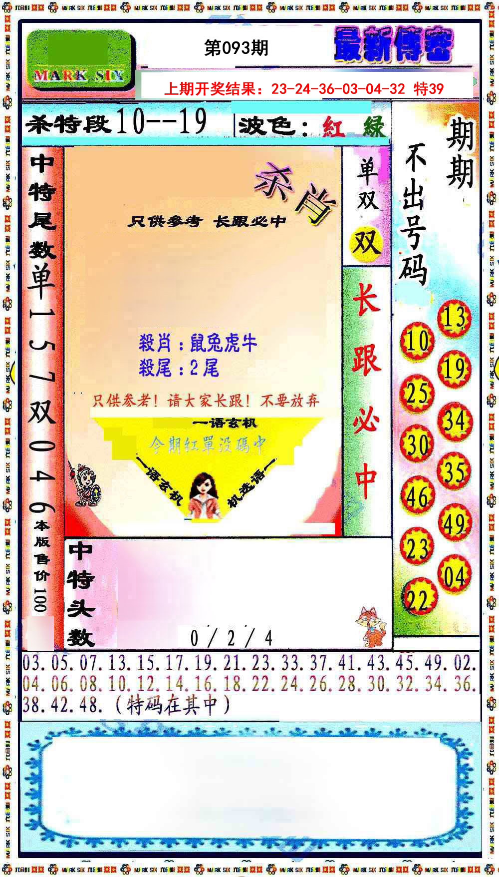 2025093期最新传密绝杀6肖