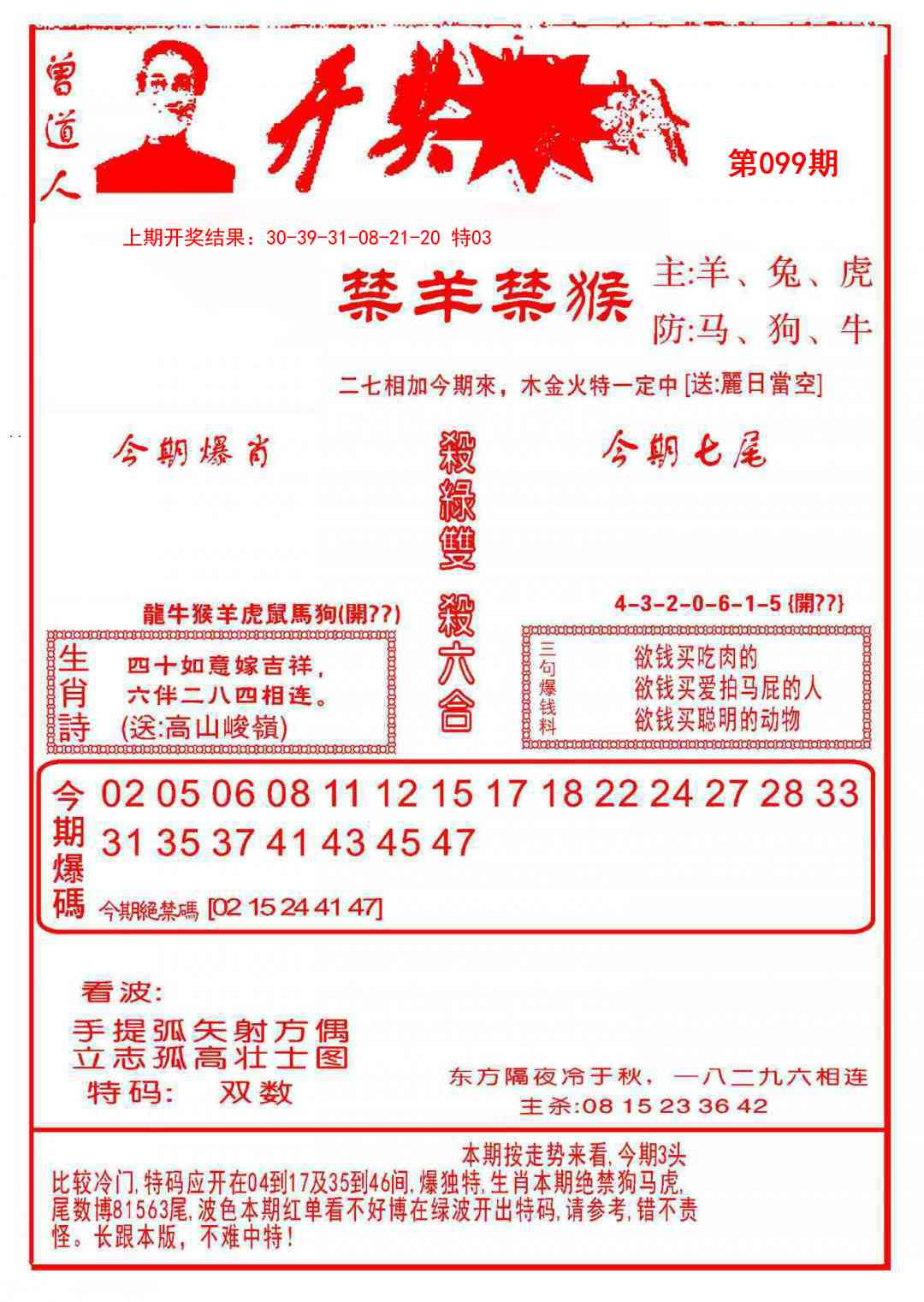 2025099期开奖爆料(新图推荐)