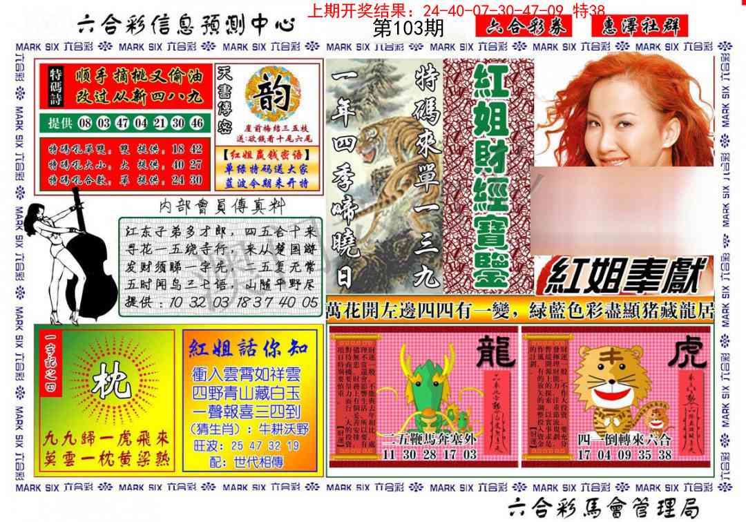 2025103期红姐财经宝鉴