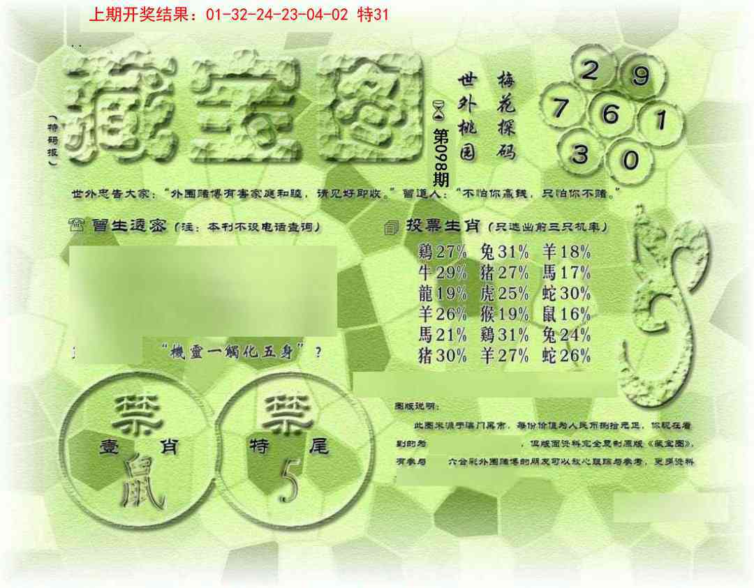 2025098期假老藏宝图