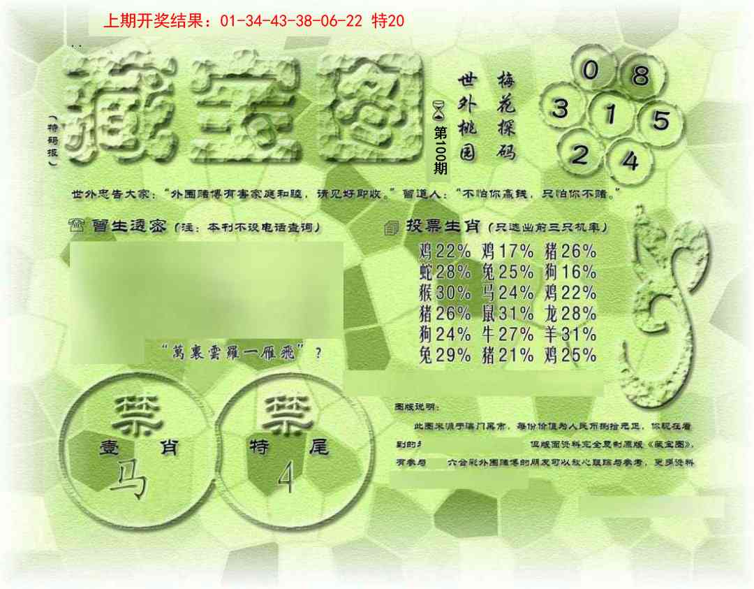 2025100期假老藏宝图