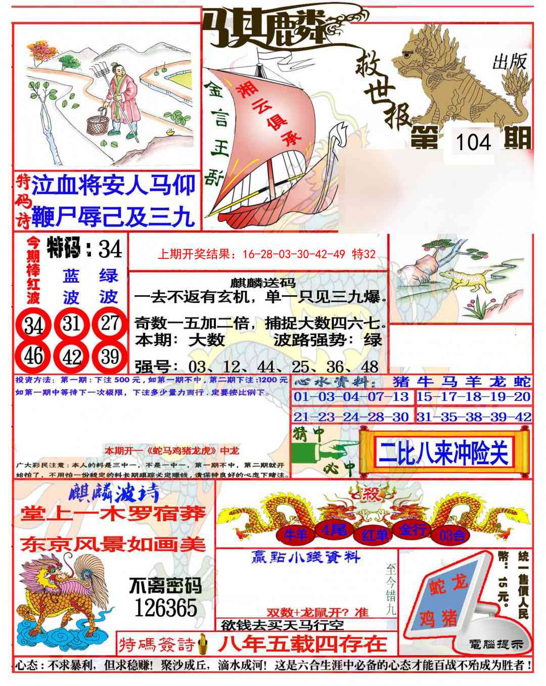 2025104期麒麟救世报(准)
