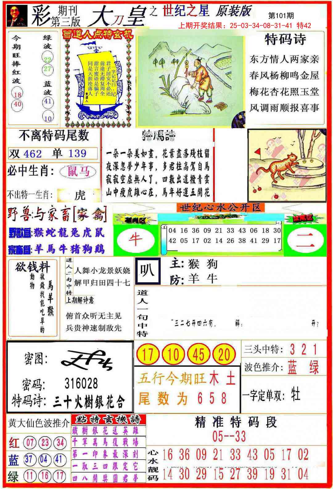 2025101期大刀皇之(世纪之星)