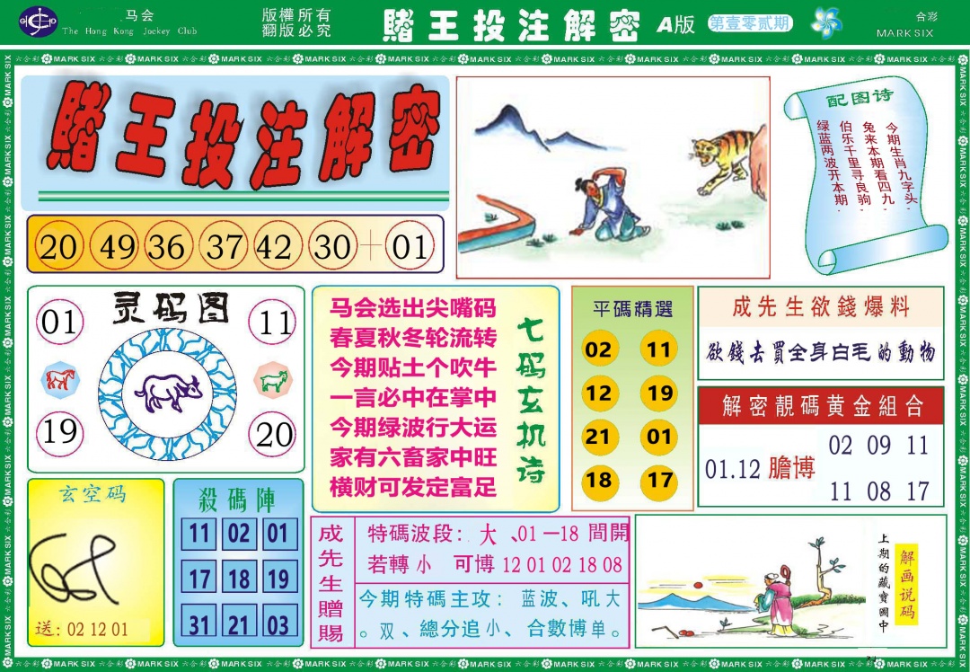 2025102期赌王投注解密