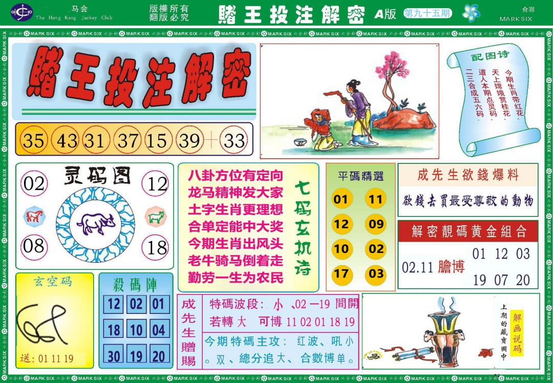 2025095期赌王投注解密