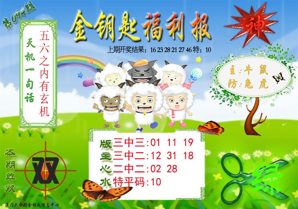 2025094期《金钥匙福利》