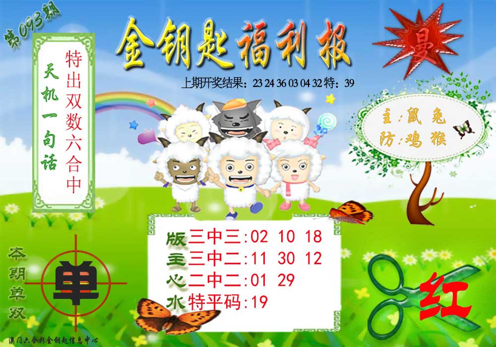 2025093期《金钥匙福利》