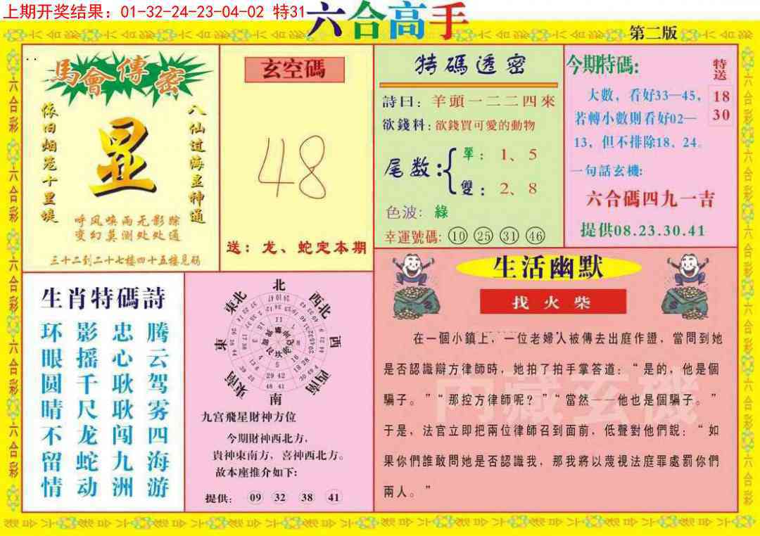 2025098期六合高手B
