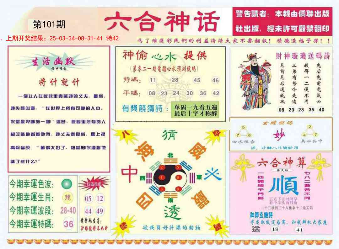 2025101期六合神话