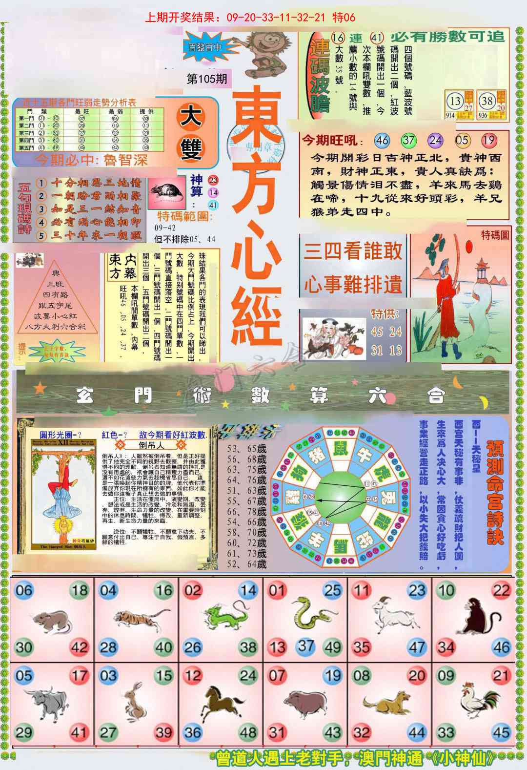 2025105期(新版)东方心经A