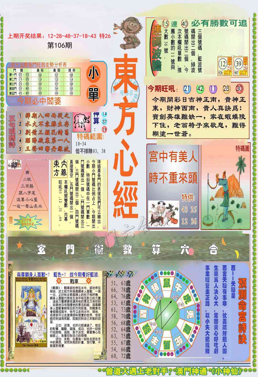 2025106期(新版)东方心经A