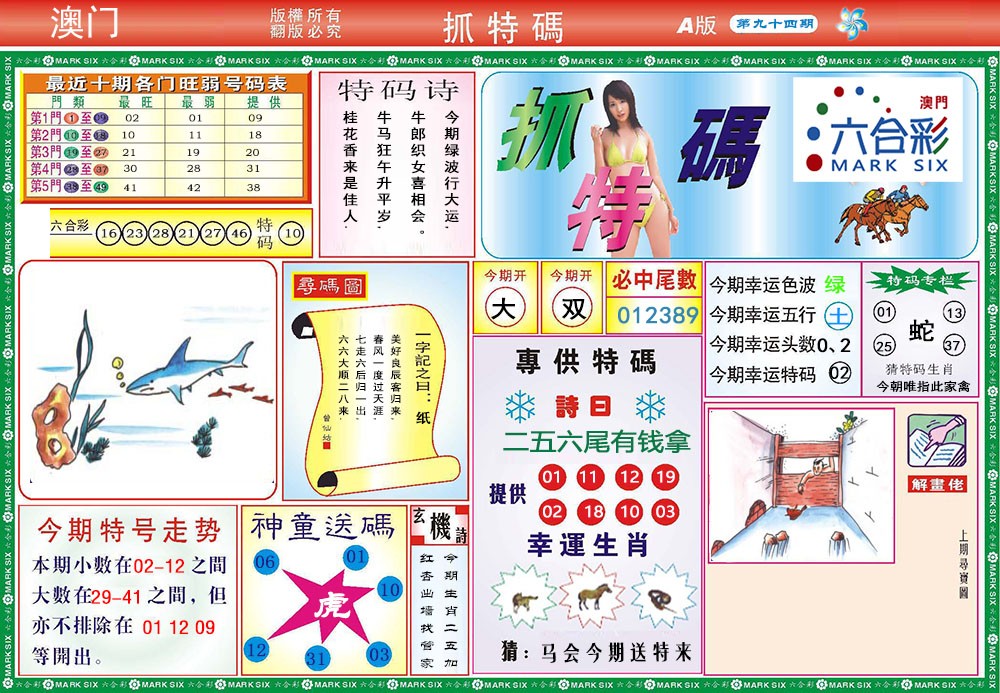2025094期118抓特码A