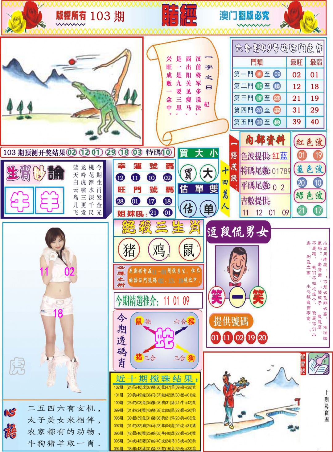 2025103期118赌经
