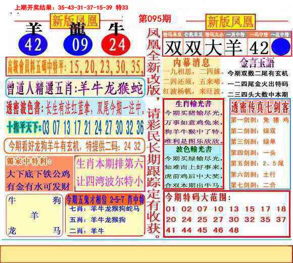2025095期二代凤凰报