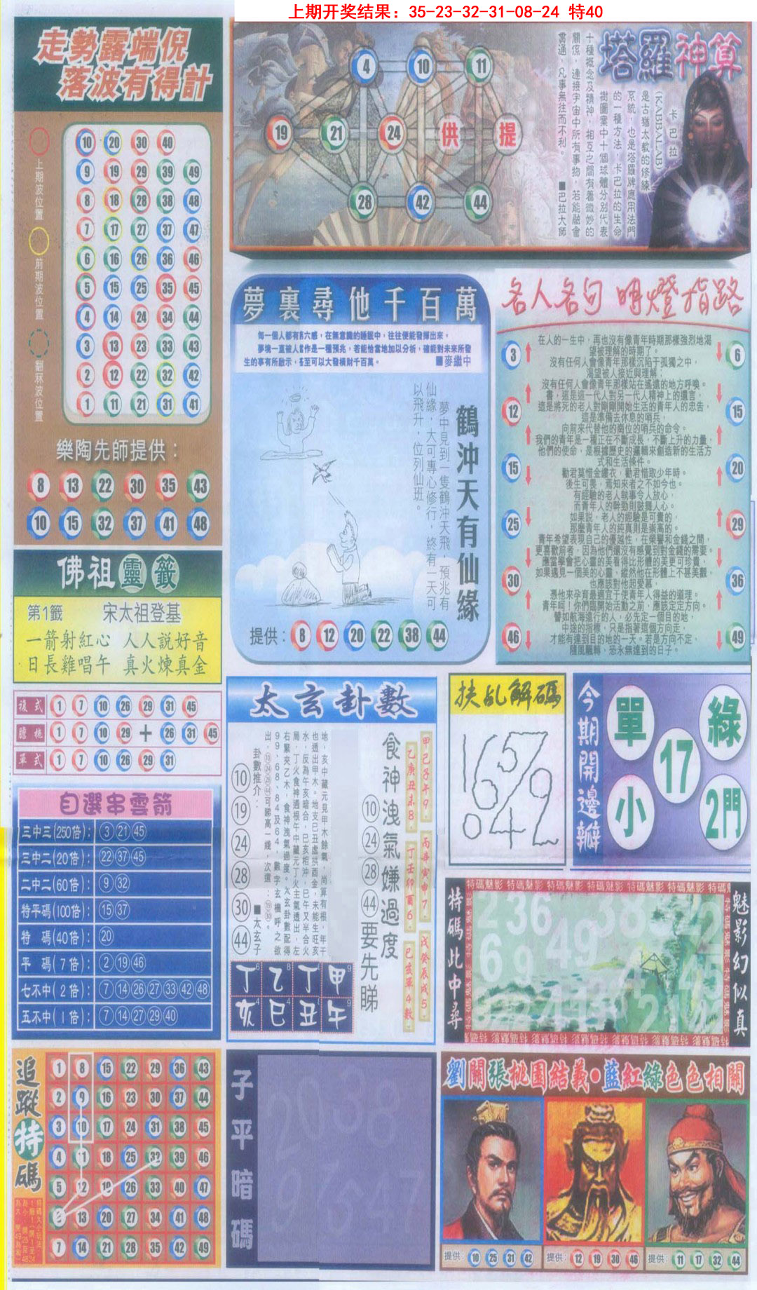 2025092期新报跑狗-2(背面)
