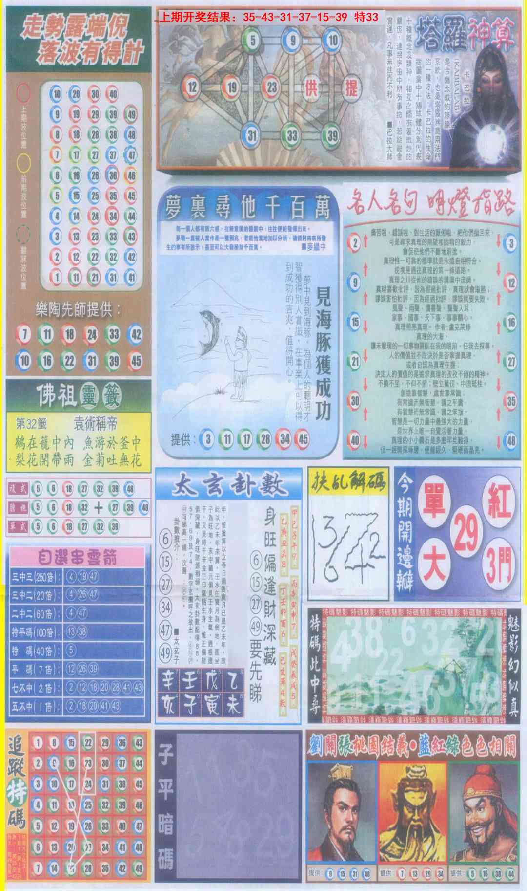 2025095期新报跑狗-2(背面)
