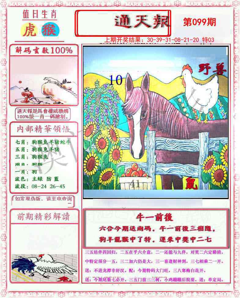 2025099期小喜通天报