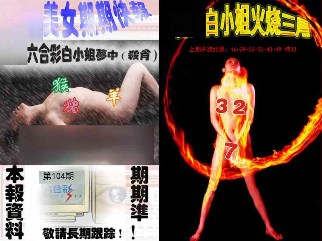 2025104期环球美女特码报