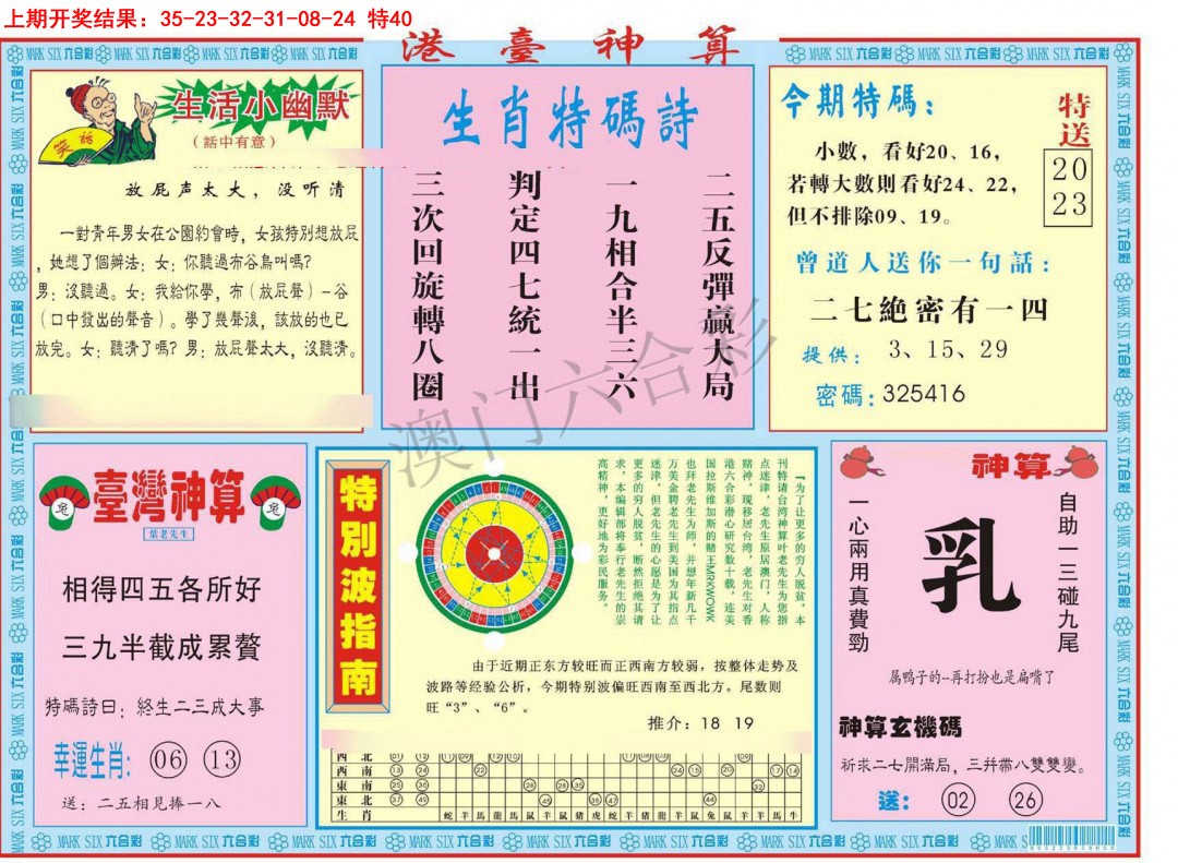 2025092期港台神算B