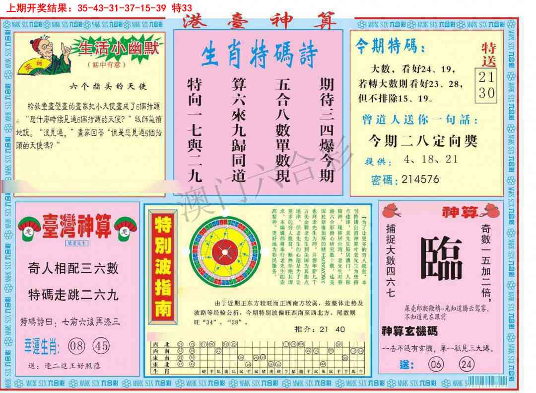 2025095期港台神算B