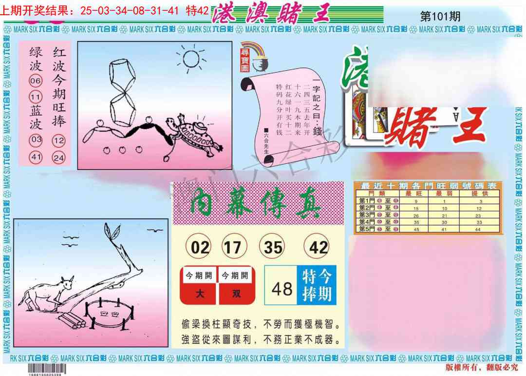 2025101期港澳赌王A