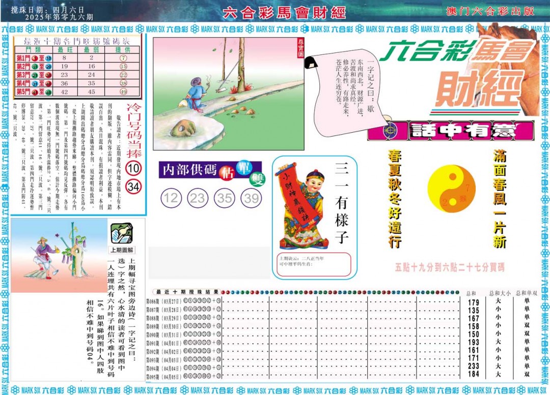 2025096期马会财经A