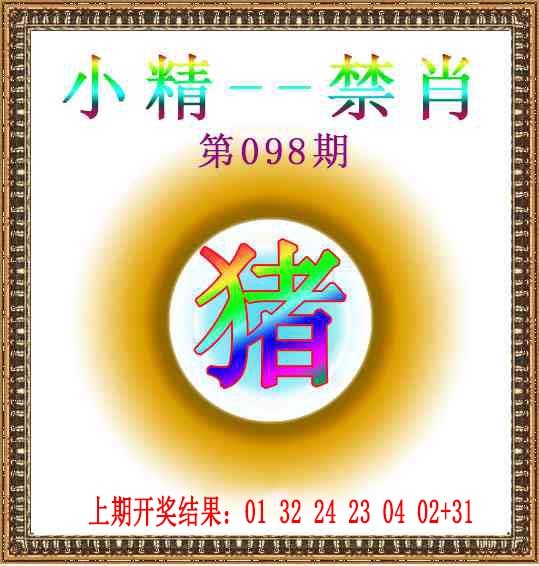 2025098期小精禁肖