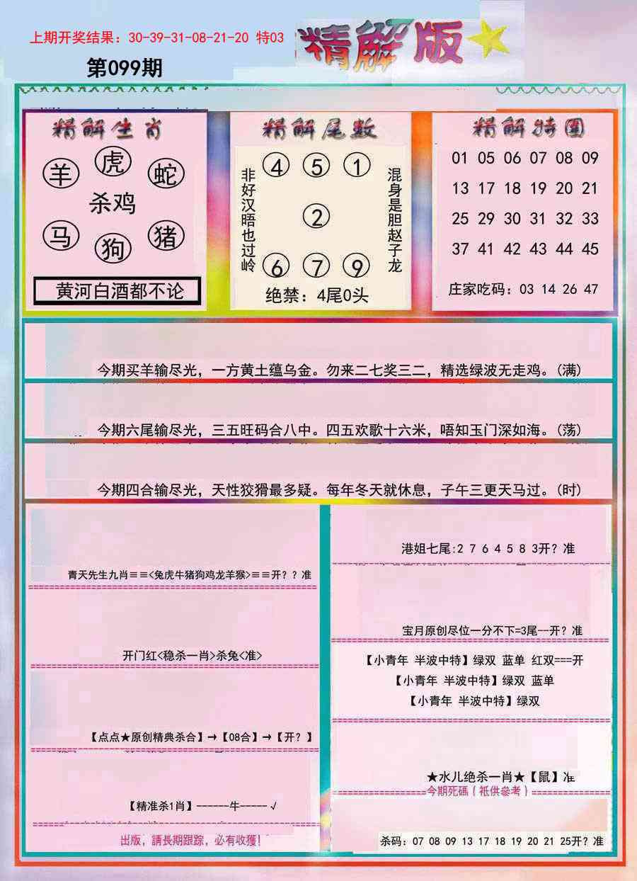 2025099期精解版