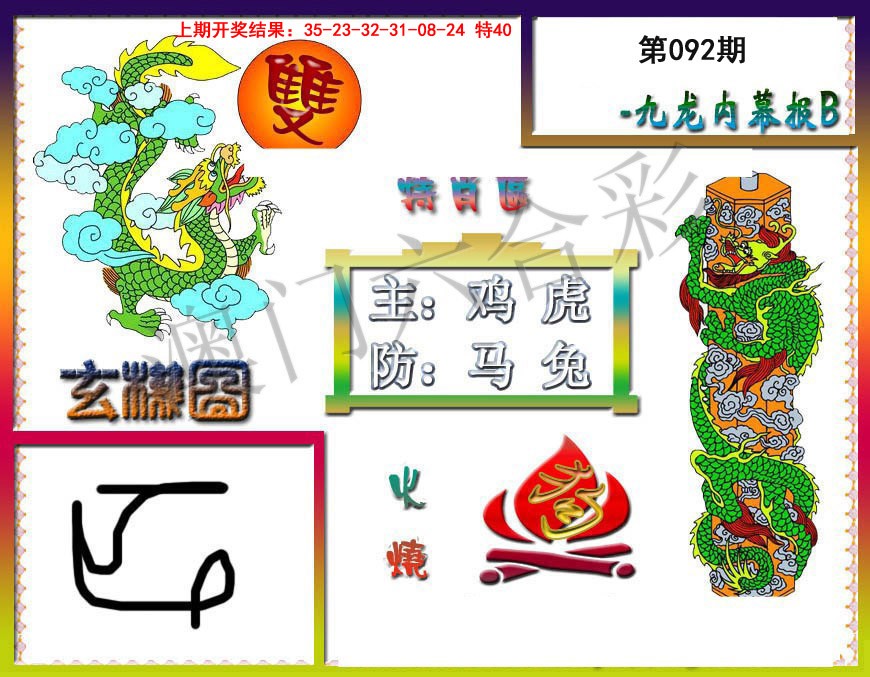 2025092期九龙内幕特肖图B