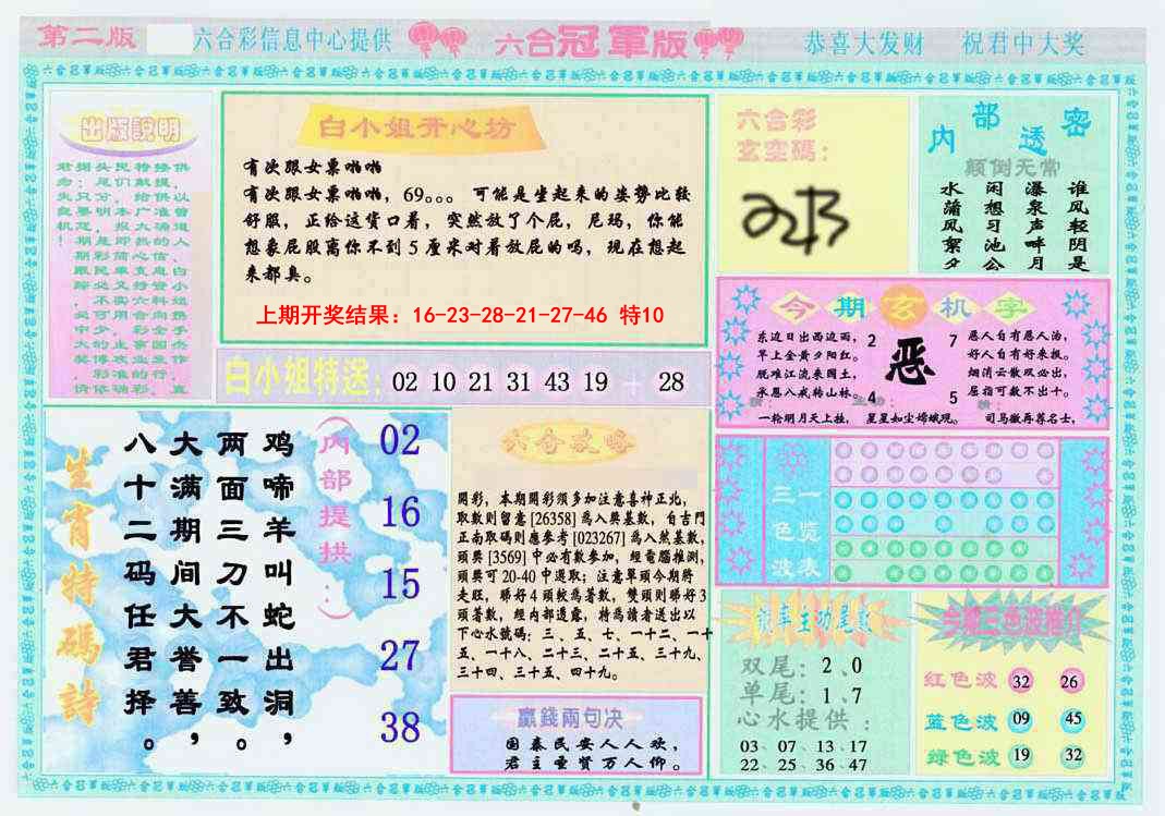 2025094期六合冠军版B