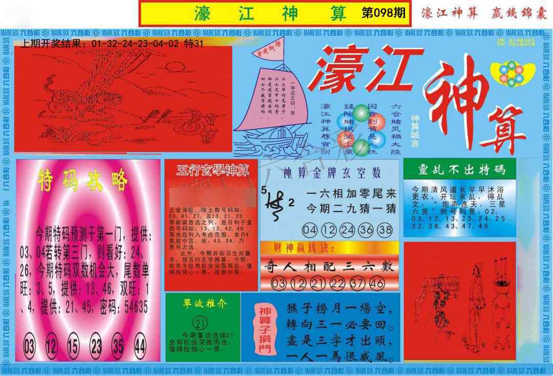 2025098期濠江神算A