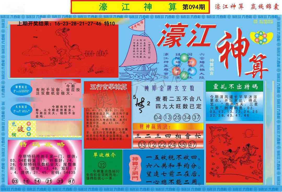 2025094期濠江神算A
