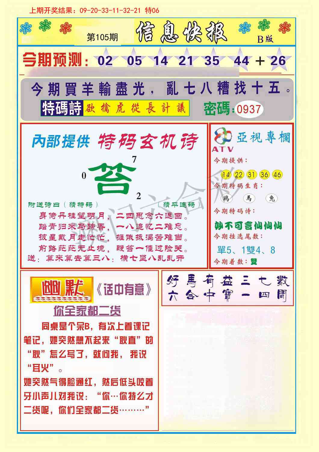 2025105期信息快报B