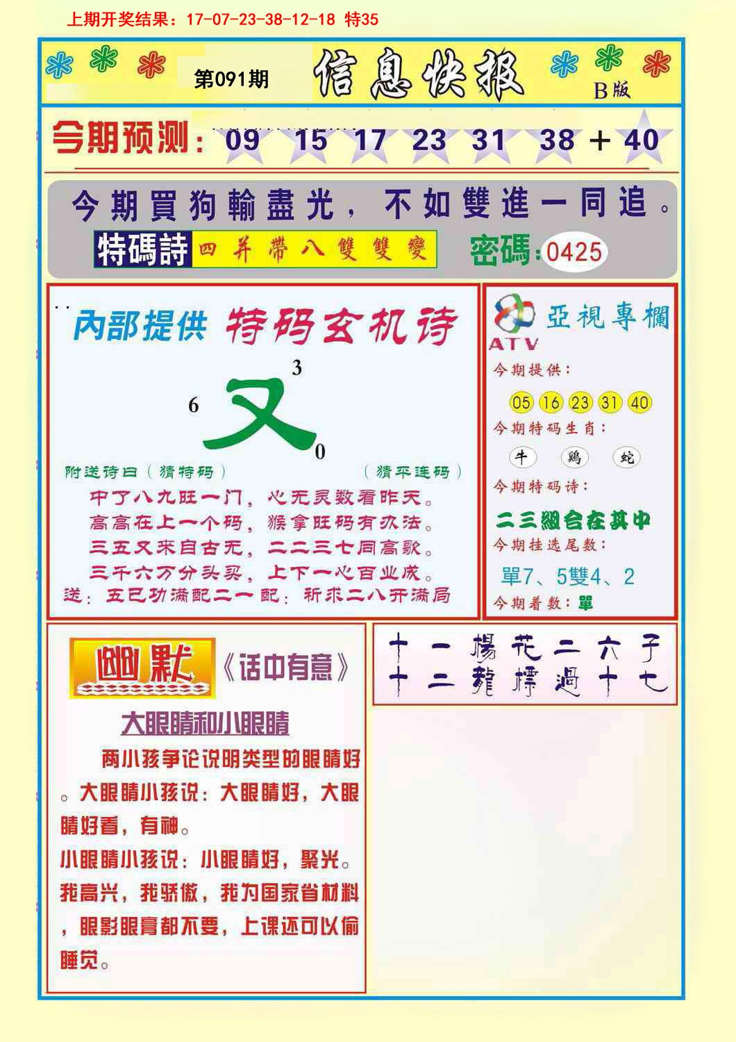 2025091期信息快报B