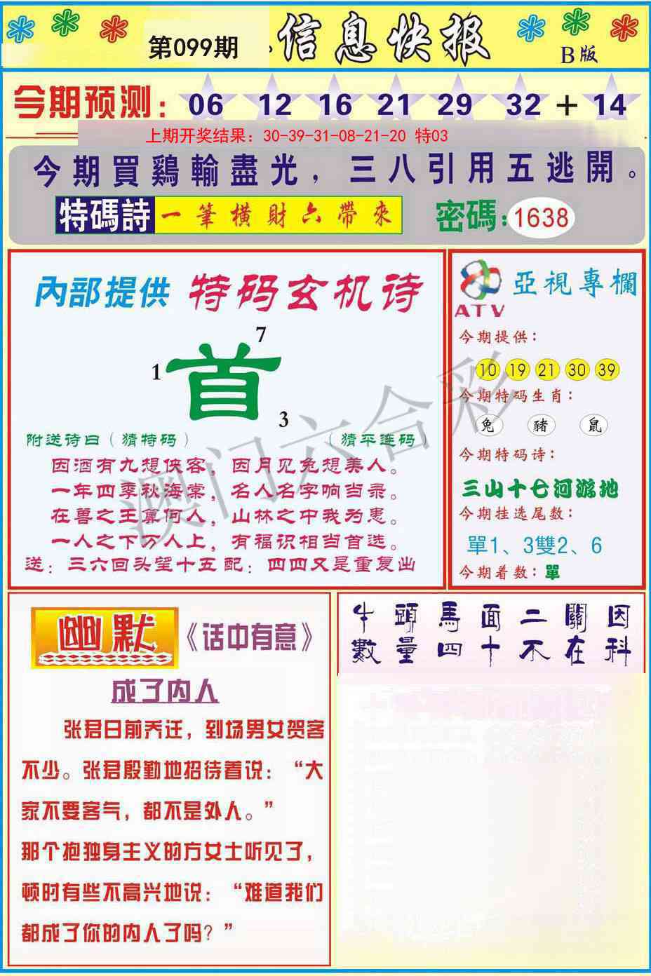 2025099期信息快报B