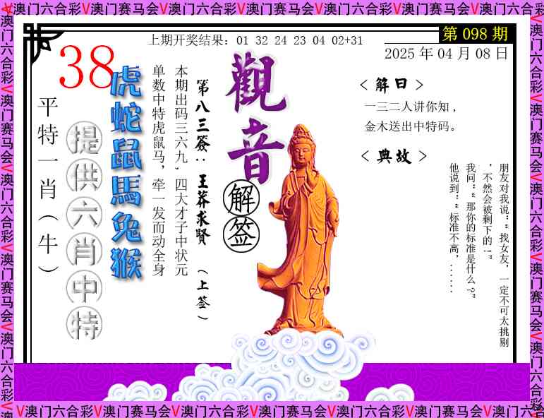 2025098期观音解签