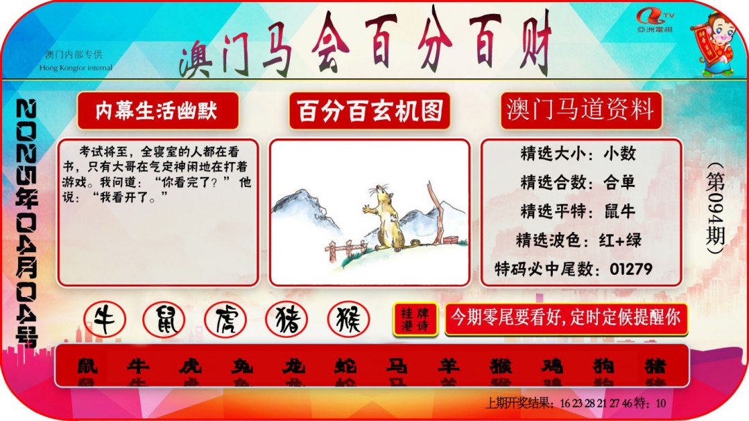2025094期百分百财经