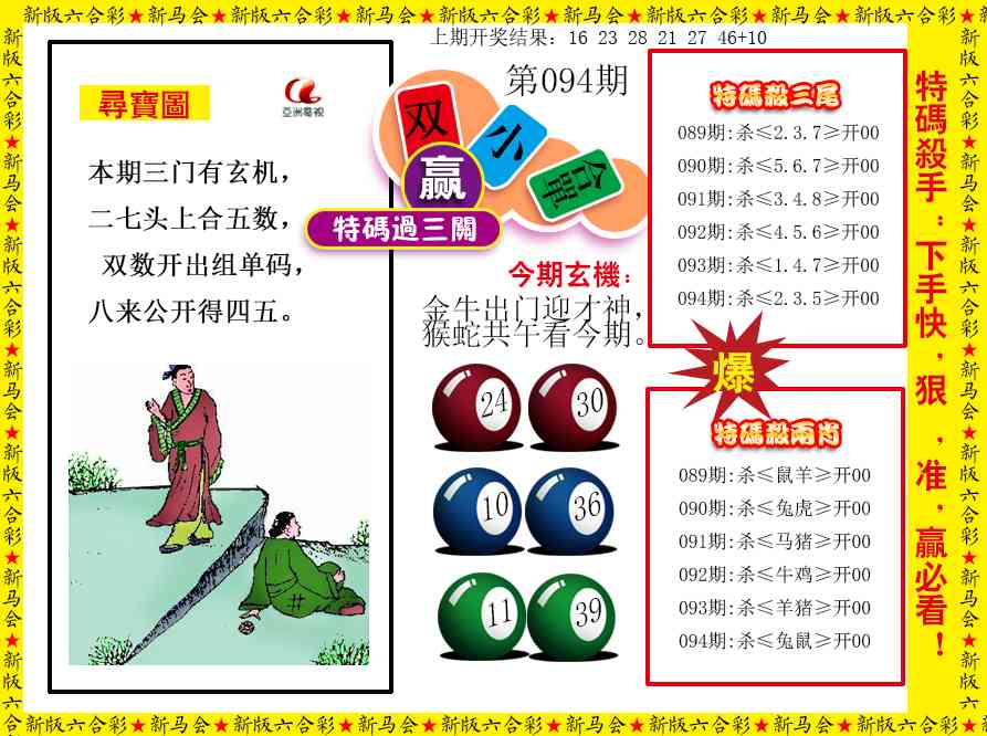 2025094期特码过三关