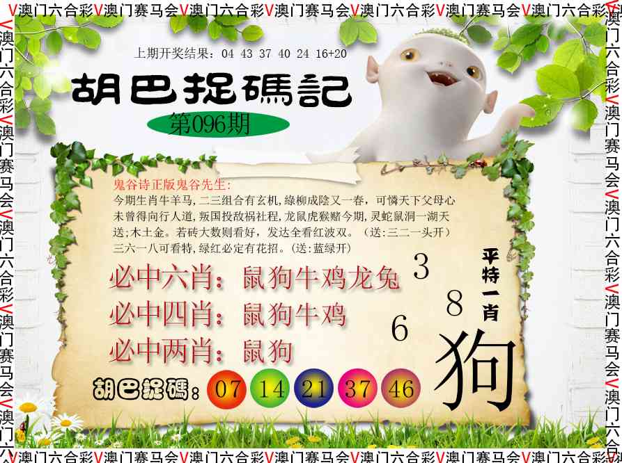 2025096期胡巴抓码记