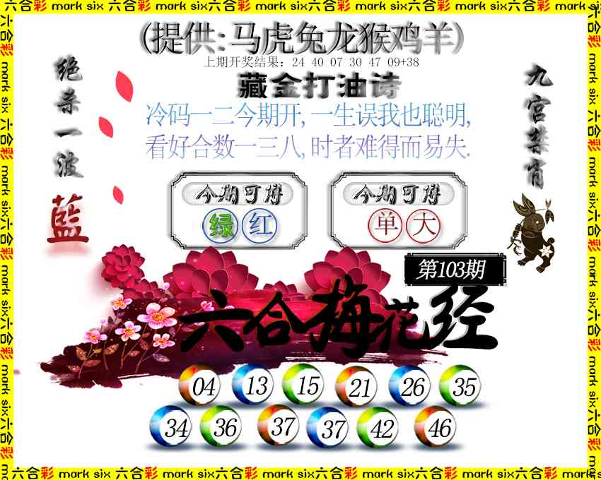 2025103期六合梅花经