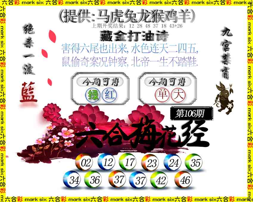2025106期六合梅花经